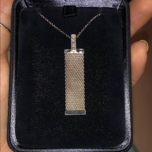 Tiffany & Co. Somer Set Mesh and Chain Necklace